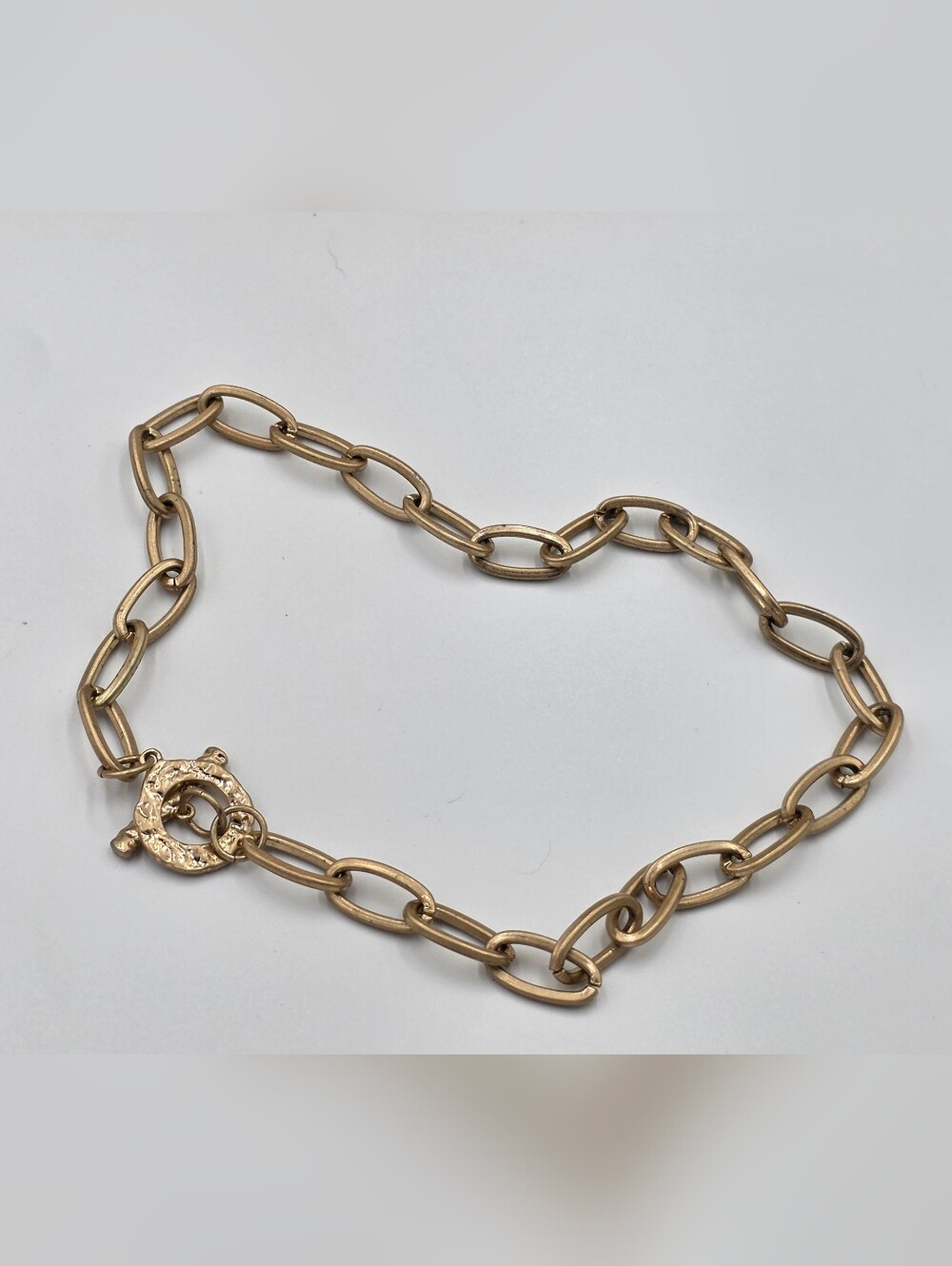 Premier Designs Gold Tone Oval Link Chain Necklace